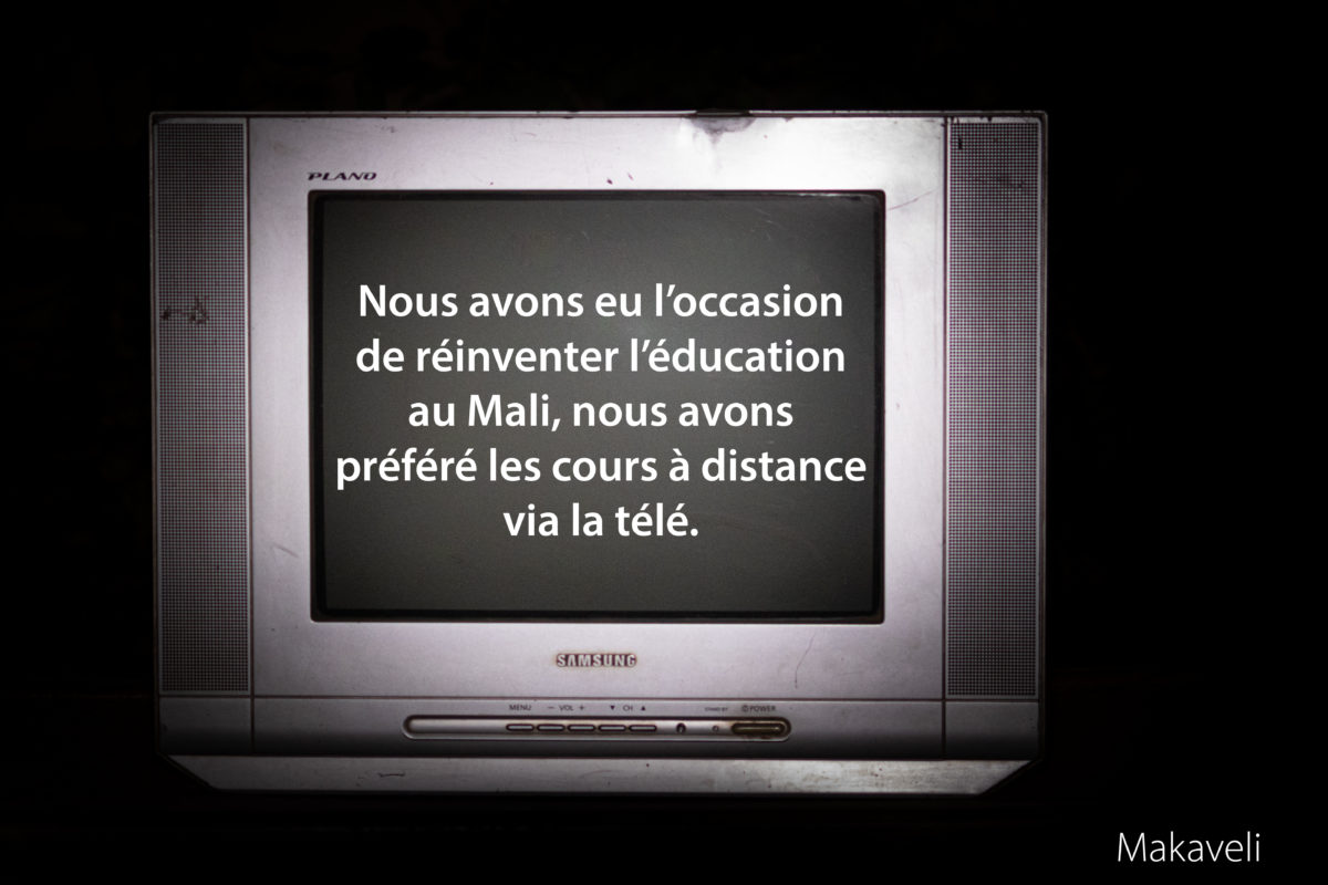 Article : Mali : les cours à la télé ne passent pas